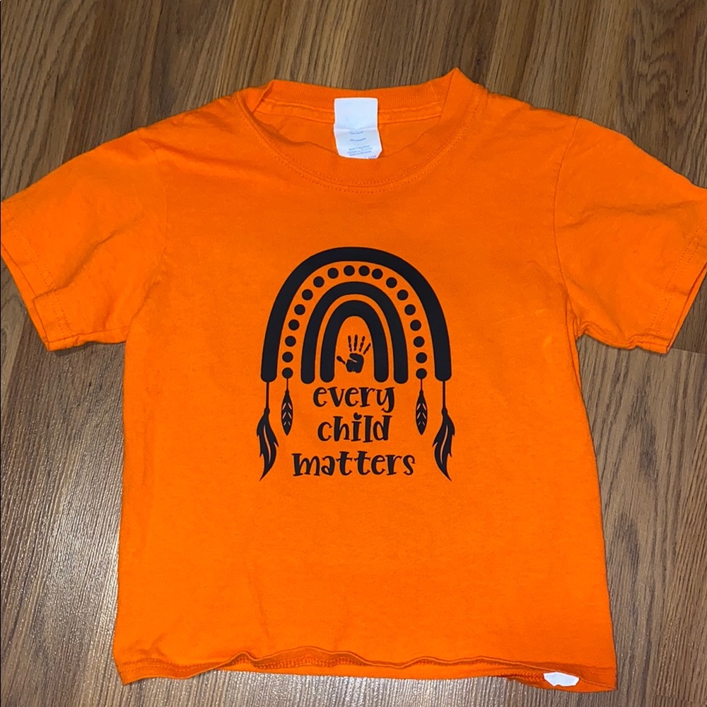 🚨2/$15. Orange Shirt Day - Every Child Matters shirt. Youth XS